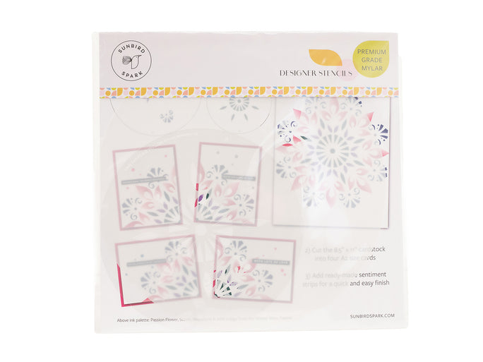 Sunbird Spark The Mandalas Stencils 360°™ (Vol.3)