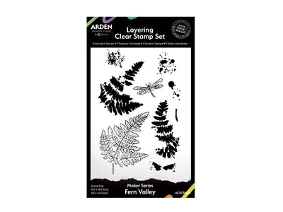Arden Creative Studio Maker Series Fern Valley Layering Clear Stamp Set
