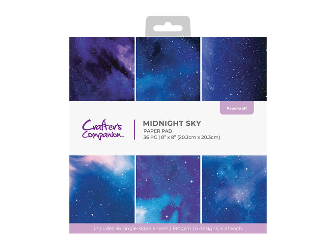 Midnight Sky Paper Pad 8" x 8"