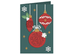 Hanging Christmas Baubles Metal Die Set