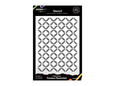 Arden Creative Studio Maker Series Timeless Quatrefoil Stencil