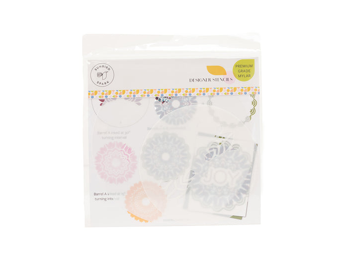 Sunbird Spark Easy Mandala Stencils 360°™