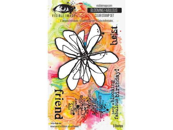 Visible Image Blooming Fabulous Stamp Set