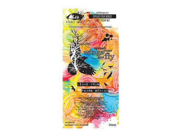 Visible Image Spread Your Wings Stamp Set