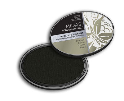 Midas by Spectrum Noir Metallic Pigment Inkpad - Platinum