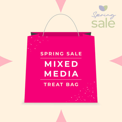 Spring Sale Mixed Media Treat Bag