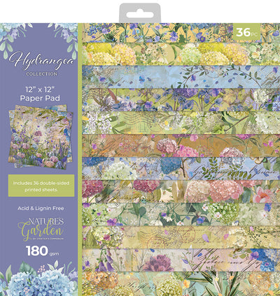 Nature's Garden - Hydrangea - 12 x 12 Paper Pad
