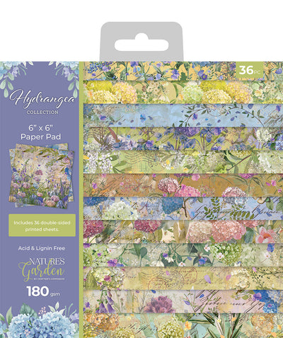 Nature's Garden - Hydrangea - 6 x 6 Paper Pad