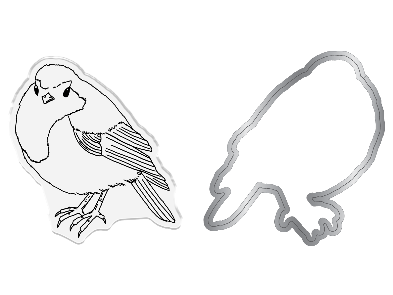 Nature's Garden - Thankful & Blessed - Stamp and Die - Rosy Robin