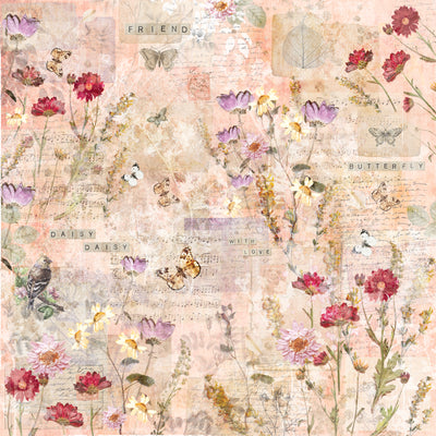 CC-12 x 12 Paper Pad - Floral Scrapbook