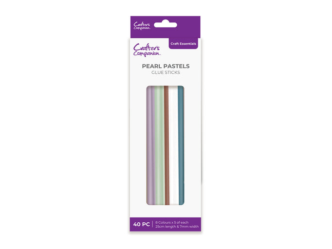 Crafter's Companion Glue Stick - Pearl Pastels - 40PC