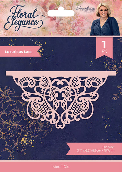 Sara Signature Floral Elegance Die - Luxurious Lace