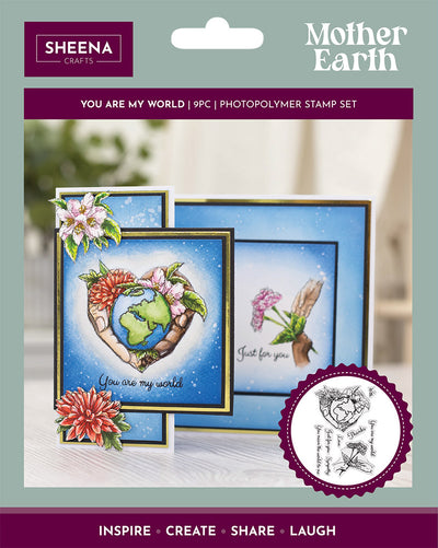 Sheena Douglass Mother Earth Photopolymer Stamps - You are my World