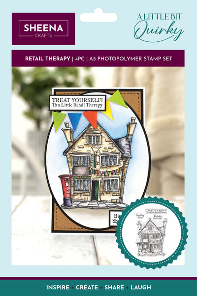 Sheena Douglass Photopolymer Stamp - Retail Therapy