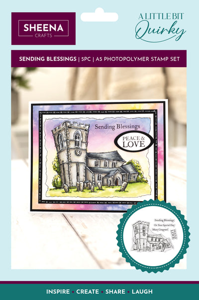 Sheena Douglass Photopolymer Stamp - Sending Blessings