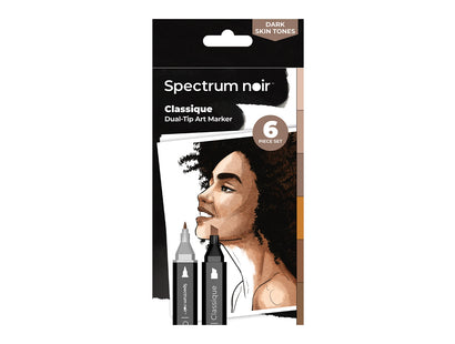 Spectrum Noir-Classique 6pc-Dark Skintones