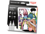 Spectrum Noir-Illustrator 12pc-Essential Sketching