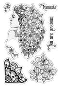 Sheena Douglass Mother Earth Photopolymer Stamps - Namaste