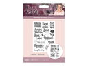 Sara Signature Thorn & Bloom Clear Acrylic Stamp Set - Sending Blooms