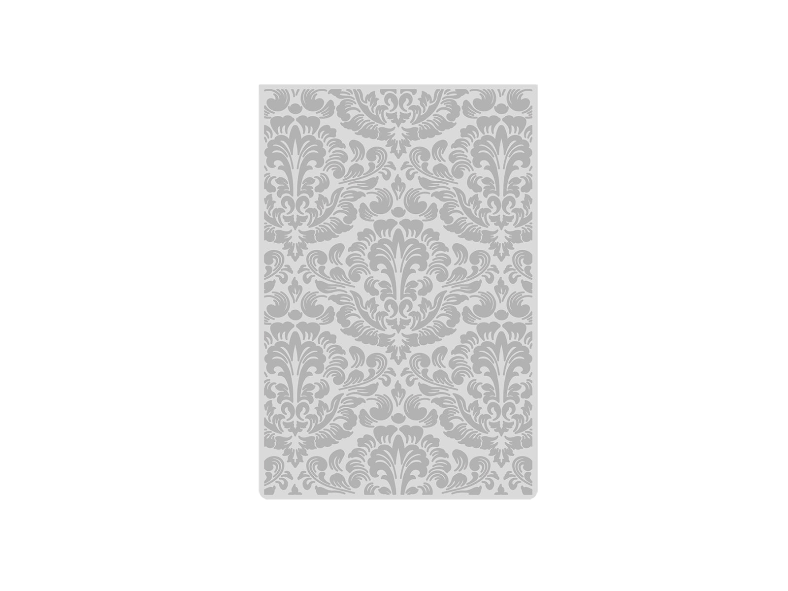 Sara Signature Thorn & Bloom 6" x 4" 2D Embossing Folder - Damask Wallpaper