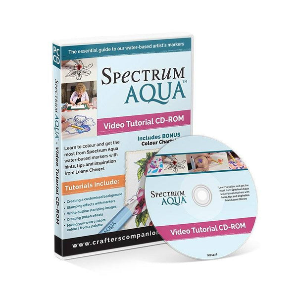 Spectrum Aqua Watercolour Video Tutorial CD-ROM