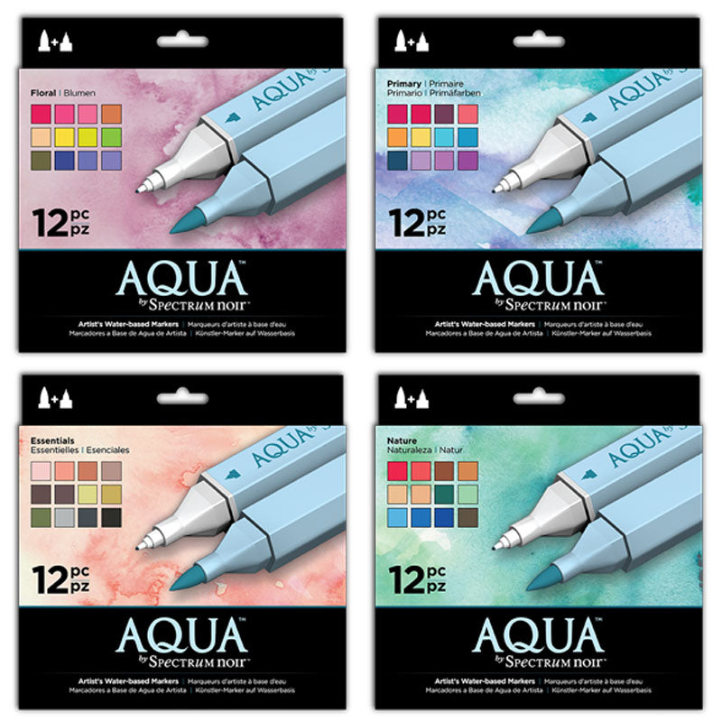 Spectrum Noir Aqua 48 Pen Collection – Crafters Companion UK