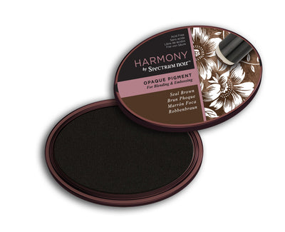Spectrum Noir Harmony Opaque Pigment Inkpad - Seal Brown