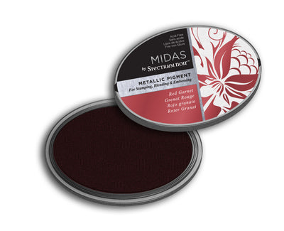 Spectrum Noir Midas Metallic Pigment Inkpad - Red Garnet