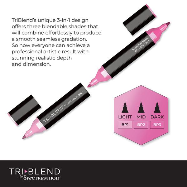 Spectrum Noir TriBlend Markers - Floral Blends (6 Piece)
