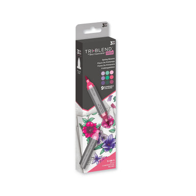 Spectrum Noir TriBlend Brush-Spring Blooms 3pc