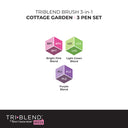 Spectrum Noir TriBlend Brush - Cottage Garden 3pc