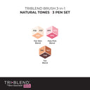 Spectrum Noir TriBlend Brush - Natural Tones 3pc
