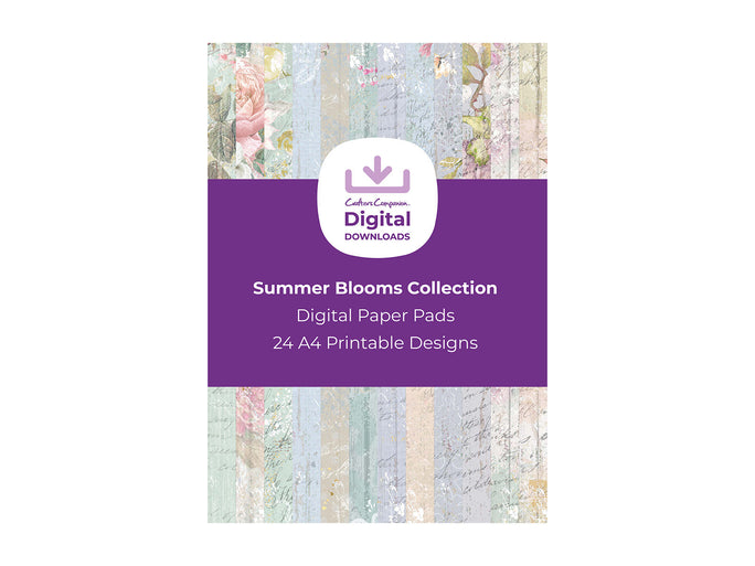 Summer Blooms Collection - Digital Paper Pad