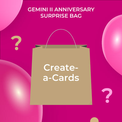 Gemini Anniversary Surprise Bag - Create-a-Cards