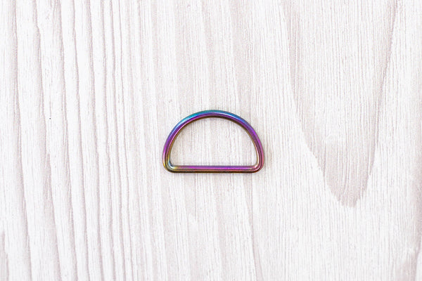 Threaders 1” D-Rings - Rainbow (4pc)