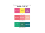 SN-TriColour Aqua-Summer Picnic 3pc