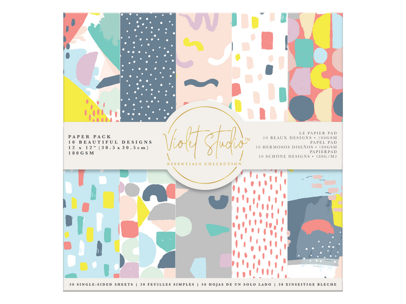 Violet Studio - 12x12" Paper Pack - Abstract