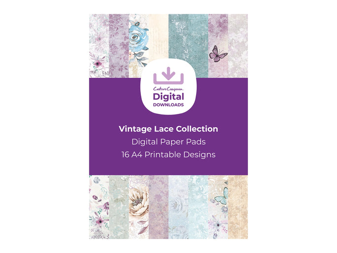 Vintage Lace Collection - Digital Paper Pad