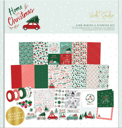Violet Studios Card Making & Stamping Bundle - Home for Christmas