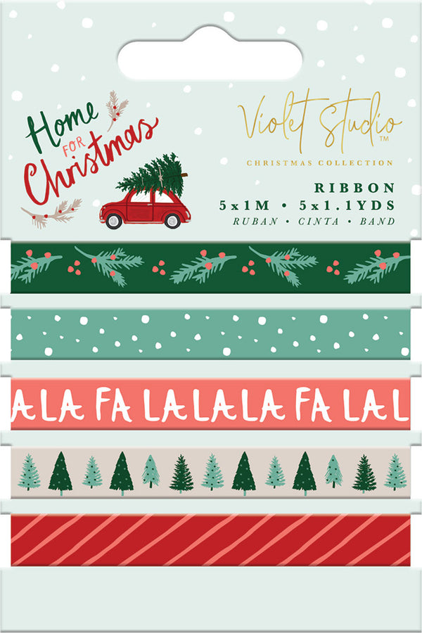 Violet Studios Ribbon Pack - Home for Christmas