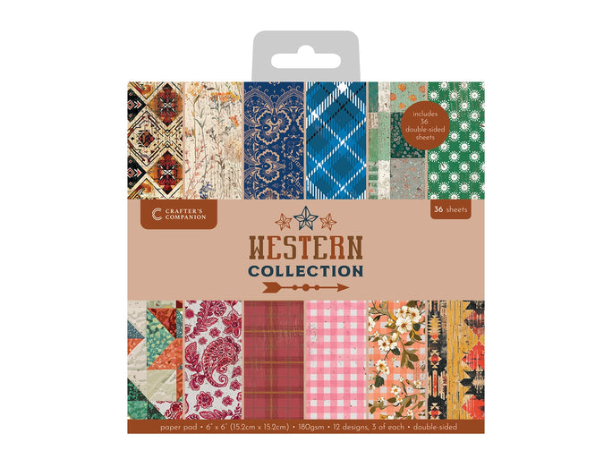 Western Collection 6”x6” Paper Pad 