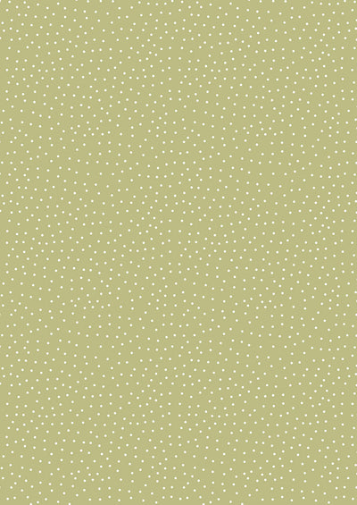 Lewis & Irene Fabric - Pearl Dots on Winter Green