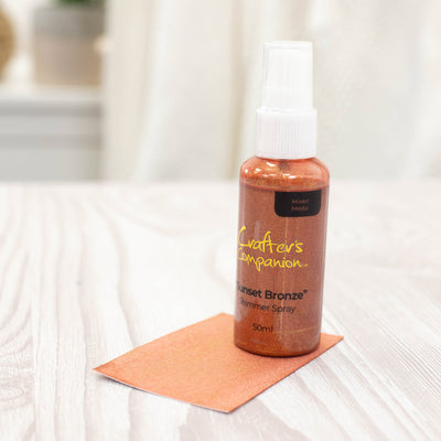 Crafter's Companion Shimmer Spray - Sunset Bronze