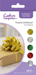 Crafters Companion Pull Bows - Festive Christmas