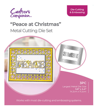 Gemini Festive Frames & Sentiments Die - Peace at Christmas