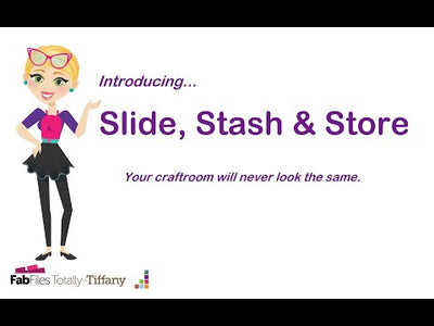 Totally Tiffany Slide, Stash & Store 3 - 3 Pack (2 w x 13.5 d x 7 h)