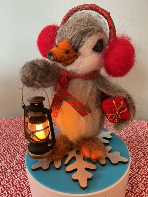 Mon 16 Nov 10:30AM: Felting with Keeley - Rocky the Penguin