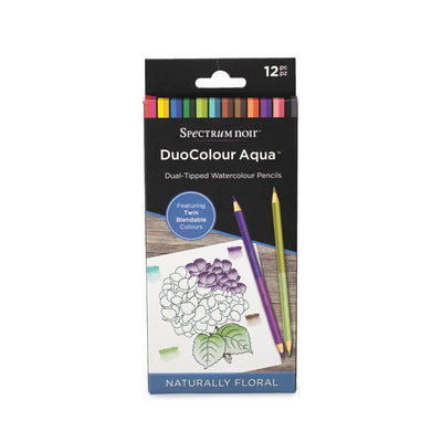 Spectrum Noir DuoColour Aqua Pencils - Naturally Floral
