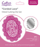 Gemini Delicate Lace Create-A-Card Die - Corded Lace