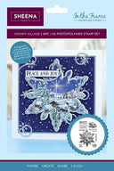 Sheena Douglass In The Frame Snowflake Stories Photopolymer Stamp - Snowy Village